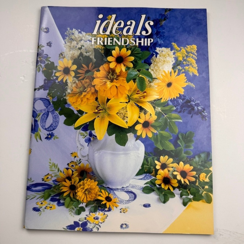 Ideals Friendship Magazine Vol 56 No 4 1999 Vintage Floral Poetry Softcover